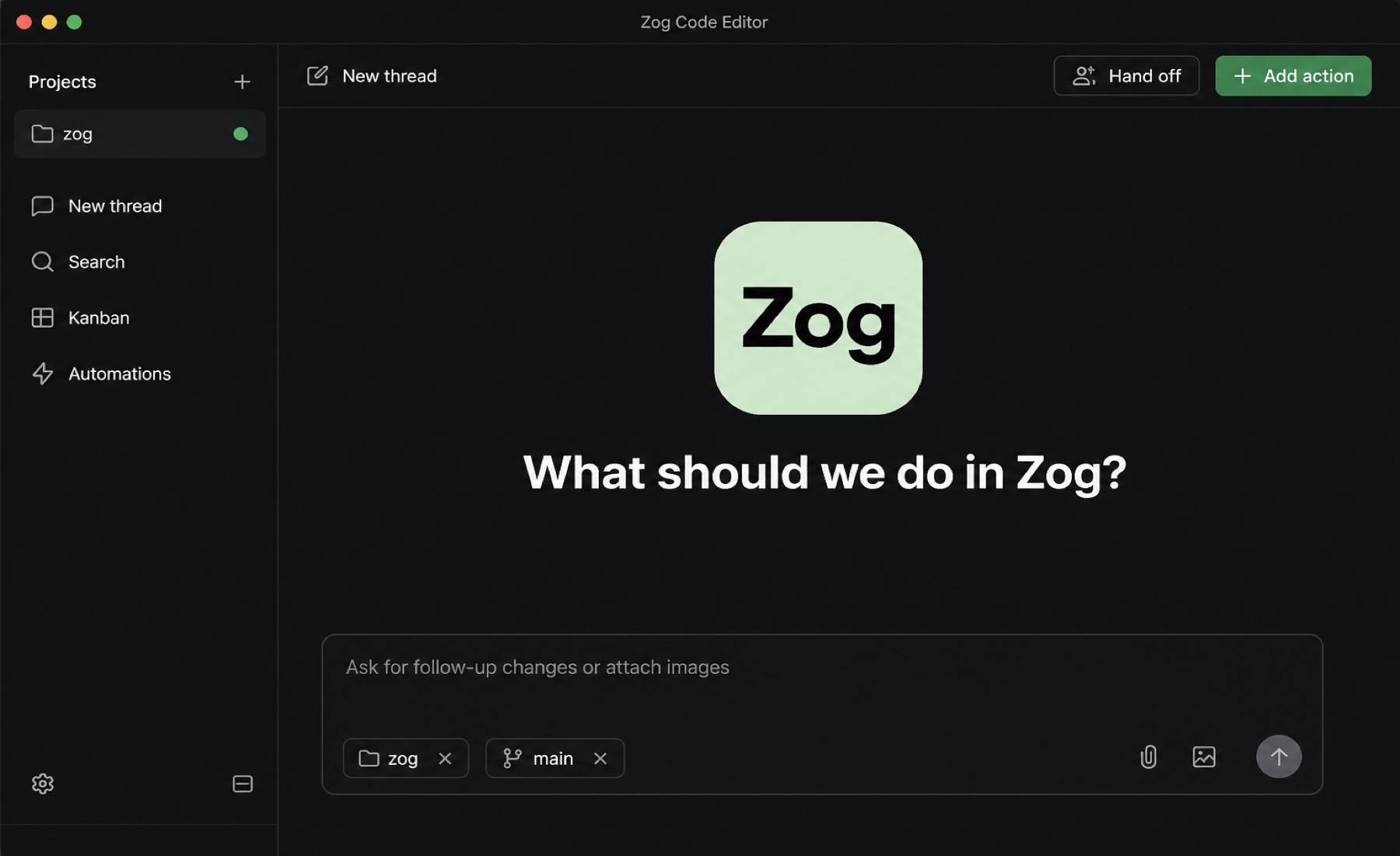 Zog Code Editor